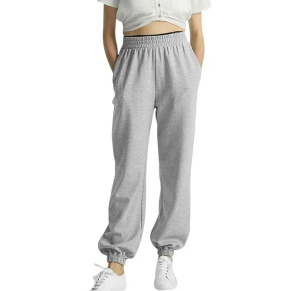 OGL Womens Double Waistband Sweatpants Size Small Grey High Rise Jogger - Picture 4 of 9
